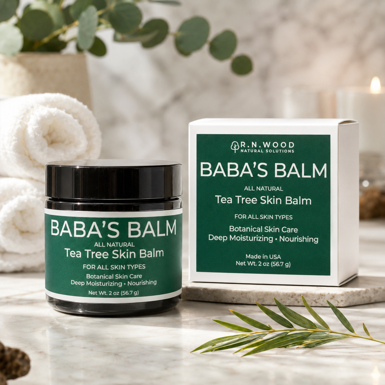 BABA’S BALM Ancestral Tea Tree Skin Balm 2 oz