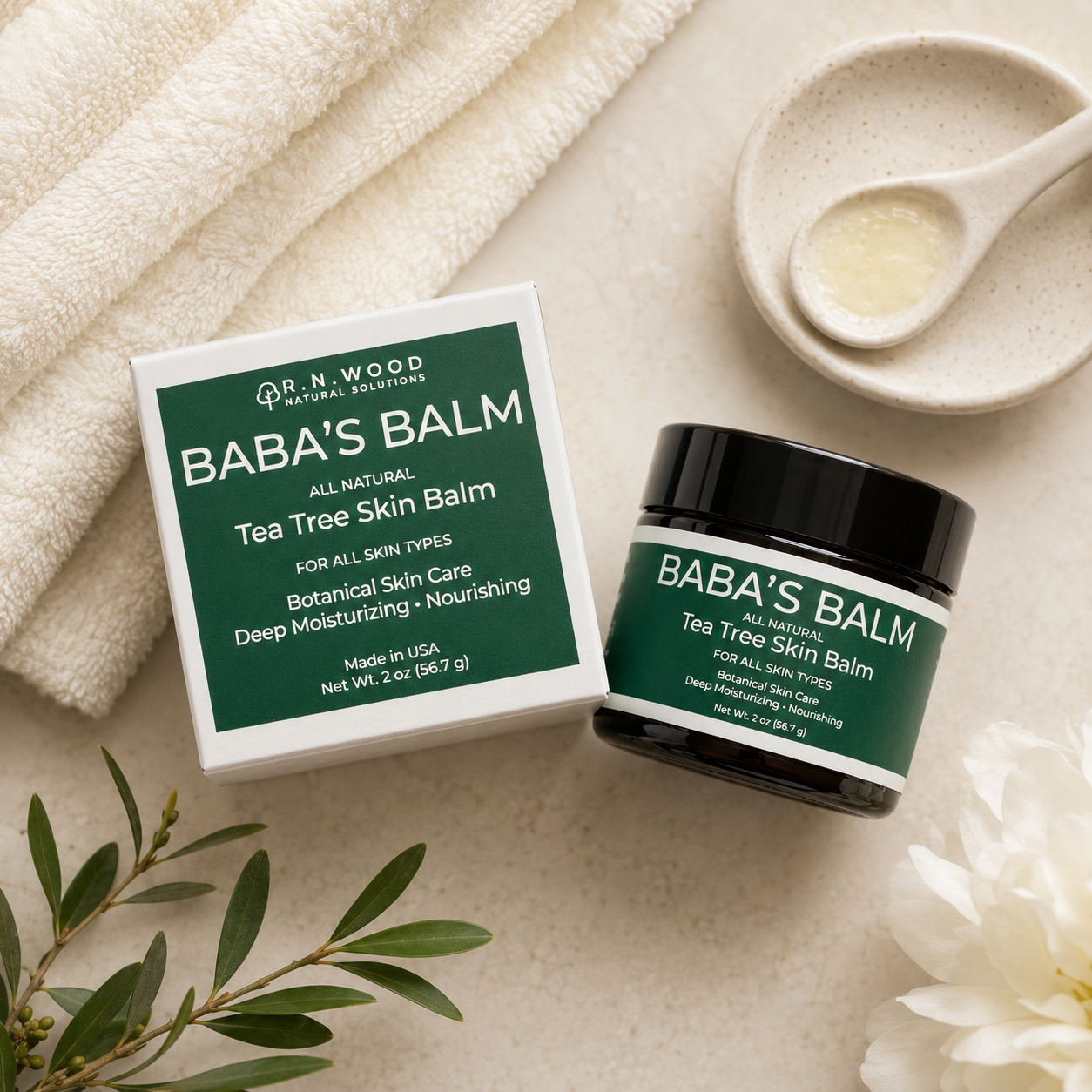 BABA’S BALM Ancestral Tea Tree Skin Balm 2 oz